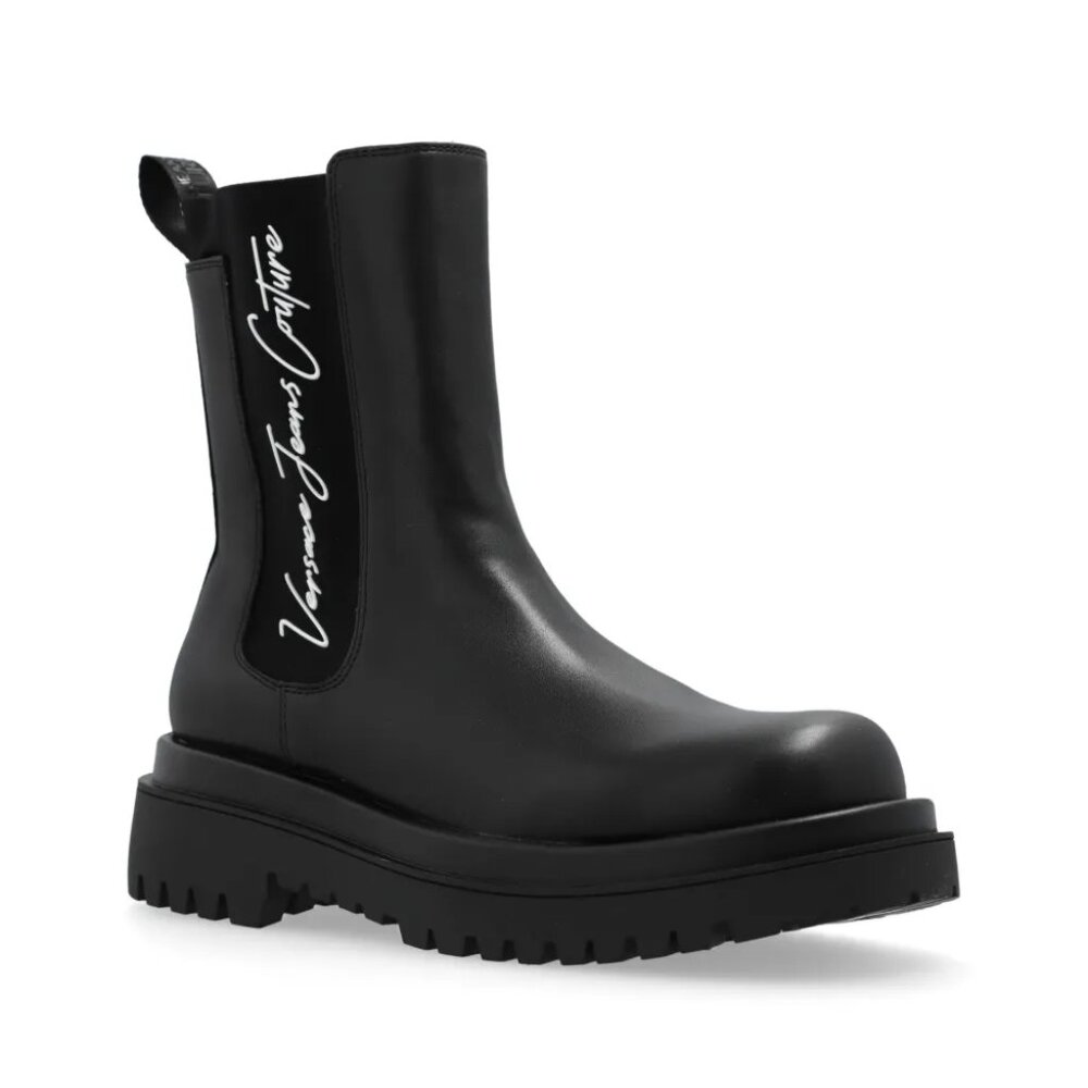 Versace Jeans Drew Ankle Boots Black EU Size 38